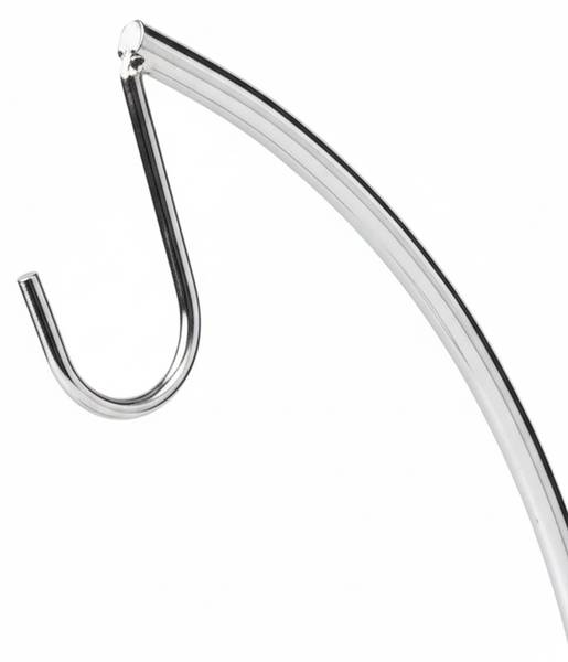 Silberner Bananenhalter Metall Silber - Eisen - 17 x 35 x 17 cm