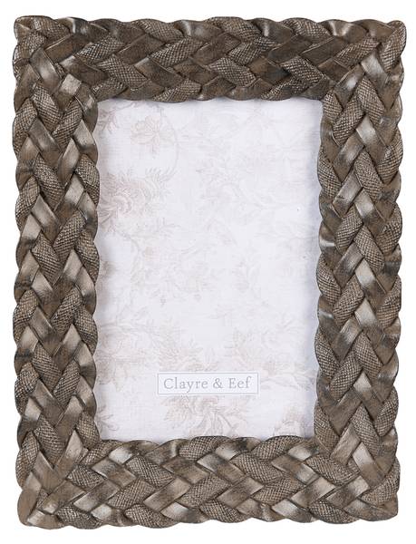 Fotolijst Smeralda&Cosy bruin - kunststof - 3 x 21 x 16 cm