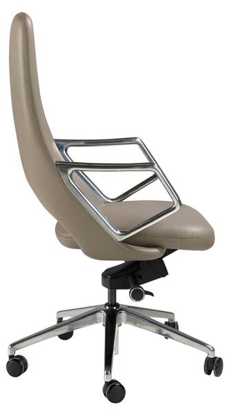 Büro-Drehstuhl 4217 Cremeweiß - Grau