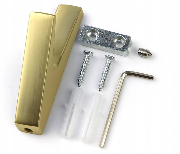 Wandaufhänger AVENA Braun - Holzwerkstoff - 1 x 7 x 1 cm