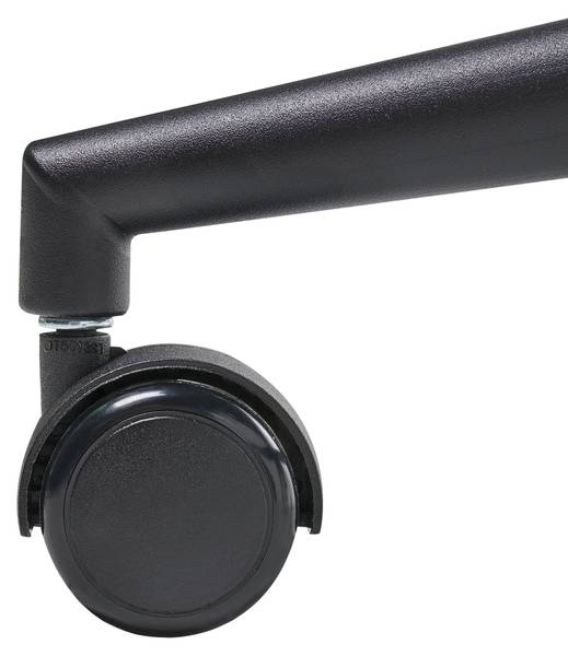 Bürostuhl BERNE Beige - Schwarz - Silber