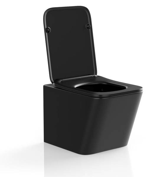 Hänge WC CLEMONA Schwarz - Keramik - 51 x 34 x 35 cm