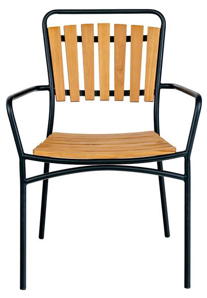 Gartenset Cleveland Braun - Holz teilmassiv - 130 x 74 x 130 cm