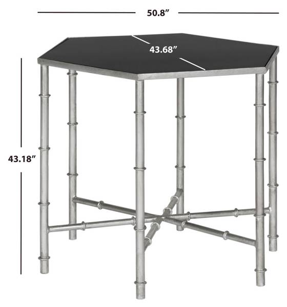 Beistelltisch Kerri Eisen / Glas