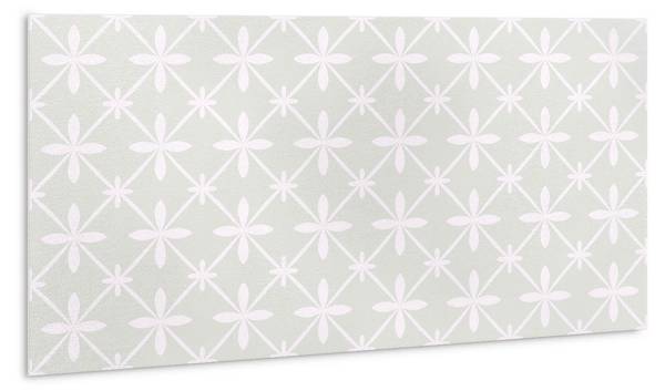 Zelfklevend Wandpaneel Minimal grijs - polyester-PVC - 100 x 50 x 1 cm