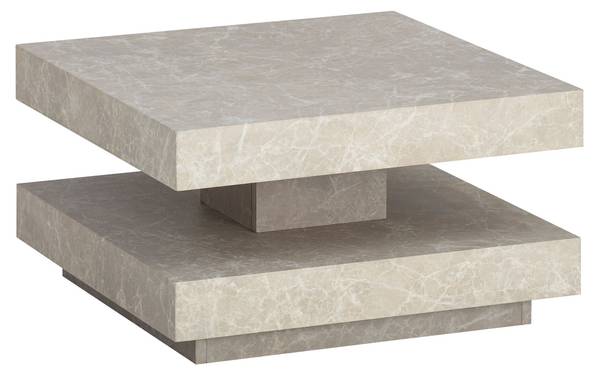Couchtisch ROMSDAL mit Stauraum Beige