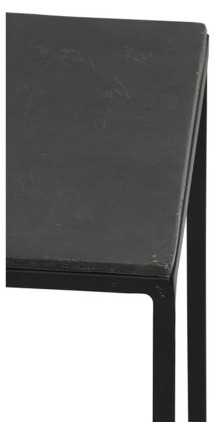 Säule Boca Schwarz - Eisen - 35 x 120 x 35 cm