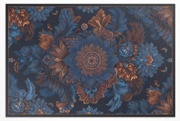 Outdoorteppich Blumenkomposition 281968 60 x 90 cm