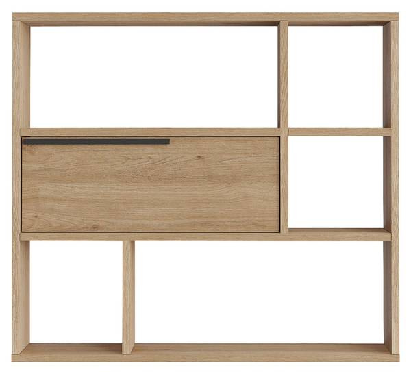 Étagère murale Harad Marron - Bois manufacturé - 90 x 81 x 22 cm
