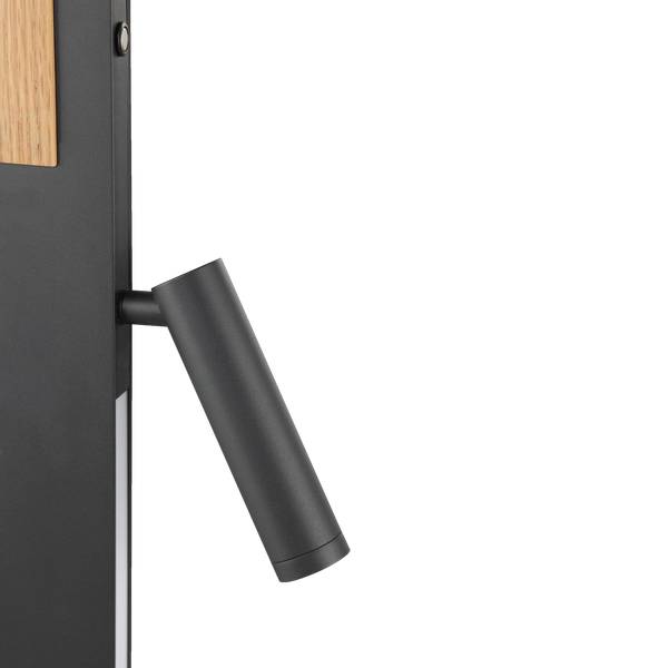 Stehlampen 1920185113129145 1 Schwarz - Metall - 14 x 131 x 14 cm