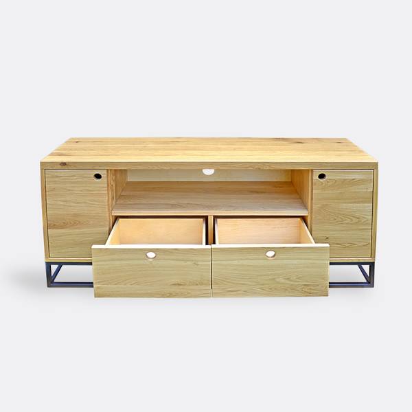 TV-Schrank fürs Wohnzimmer MERIS Braun - Eiche - 160 x 70 x 40 cm