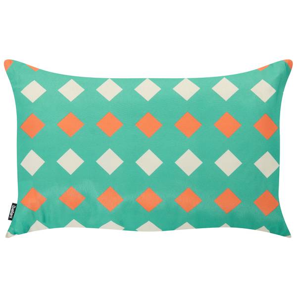 Dekokissen CANNA 3-tlg Beige - Grün - Orange - Textil - 45 x 10 x 45 cm