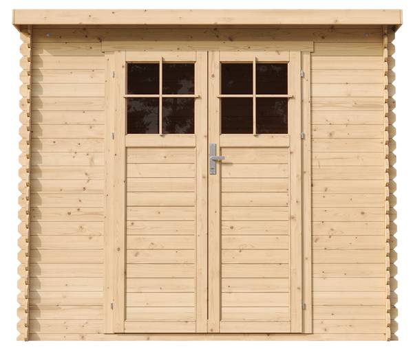 Gartenhaus M310F Beige - Fichte - 235 x 200 x 130 cm