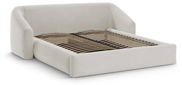 Bett CAMPI Sandbraun
