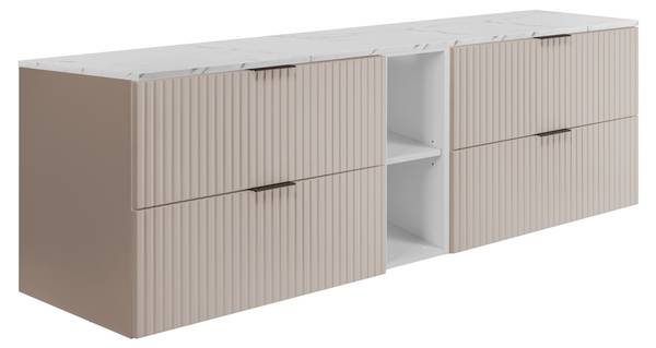 Armoire de toilette Loara Cachemire