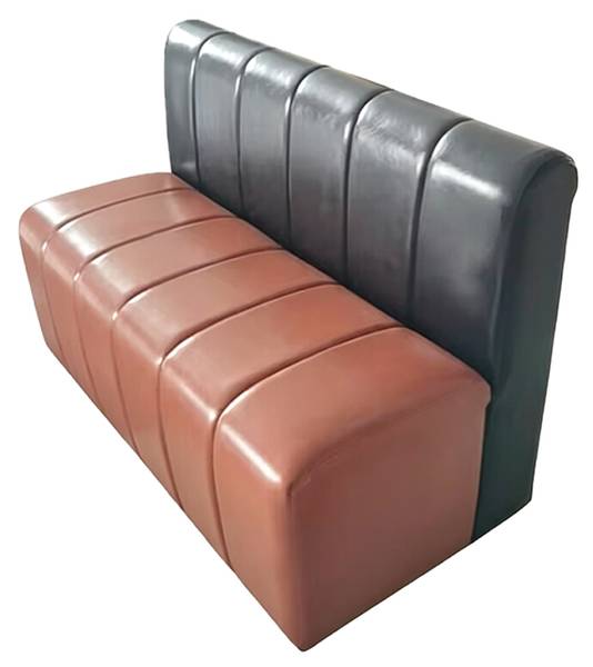 Sofa Y-06PINSE Braun - Kunstleder - 60 x 80 x 120 cm