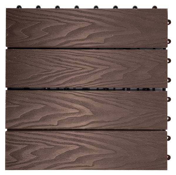 Terrassenfliese Noble 3D Braun