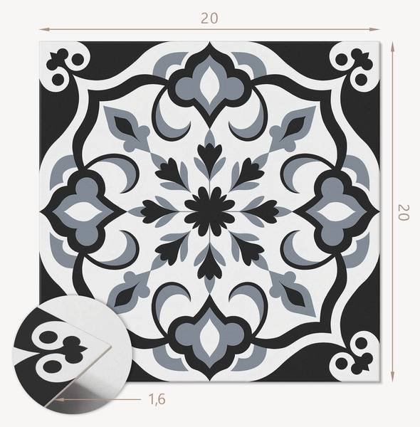 Vinyl tegels 00283106 (20er - Set) 20 x 20 cm