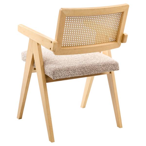 Chaise de salle à manger AVA Beige - Marron - Marron clair
