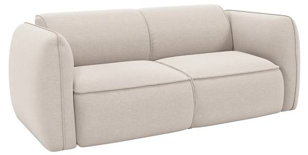 Sofa ohne Schlafmöglichkeit CAMILIO Beige - Textil - 230 x 74 x 90 cm