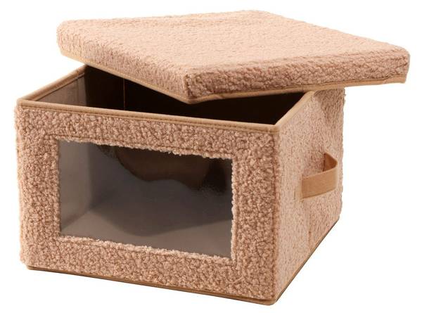 Aufbewahrungsbox 22189 Beige - Polyester - 28 x 30 x 40 cm