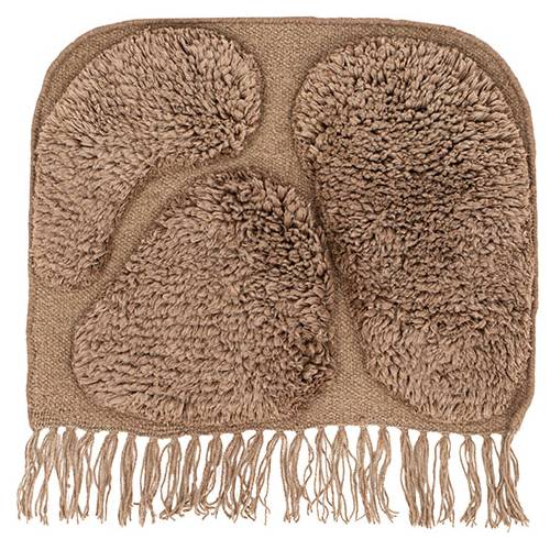 Wanddecoratie Jakobsö bruin - deels massief hout - 62 x 3 x 50 cm