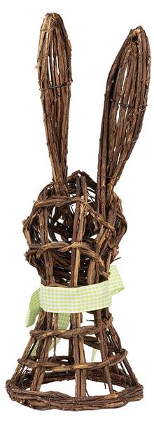 Dekorationsfigur Kaninchen Easter&Amir Braun - Rattan - 17 x 40 x 17 cm