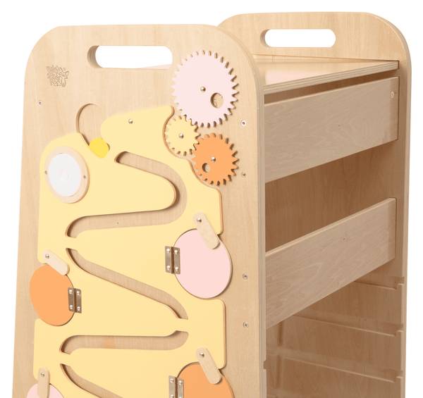 Lernturm Play 5-in-1 mit 4 Positionen Gelb