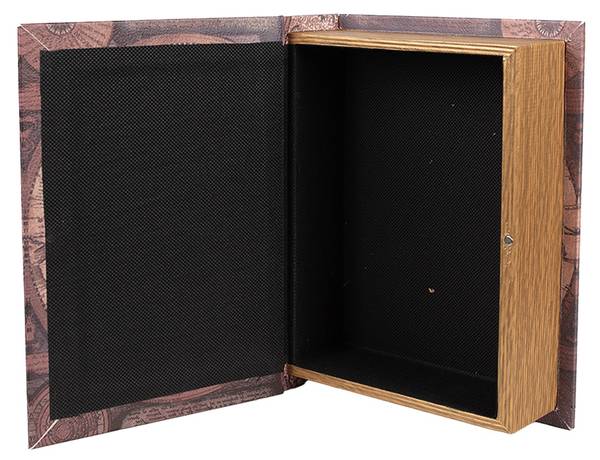 Aufbewahrungsbox Bücher Rosa 3er Set Braun - Holzwerkstoff - 22 x 7 x 27 cm