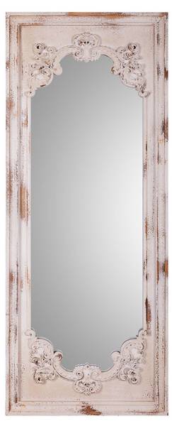 Spiegel 4523280069 Weiß - Holz teilmassiv - 60 x 150 x 4 cm