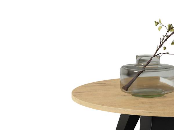 Couchtisch Fare Schwarz - Eiche