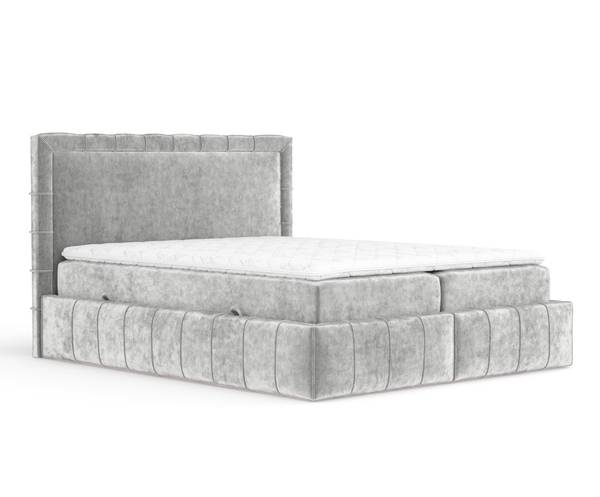 Boxspringbett Sundown Hellgrau - Liegefläche Breite: 140 cm