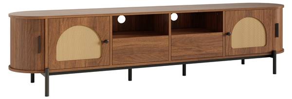 Tv-Lowboard BedFabricMax Walnuss