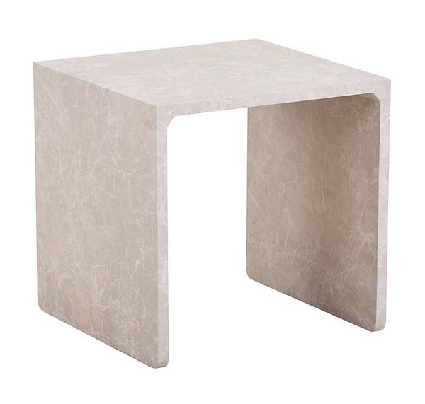 Beistelltisch IRIMA Beige - Holzwerkstoff - 34 x 39 x 34 cm