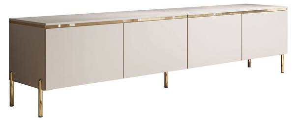 TV-Schrank CELINE Beige - Holzwerkstoff - 200 x 49 x 40 cm