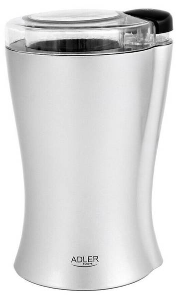 Kaffeemühle elektrisch 150W AD443 1-tlg Weiß - Glas - Kunststoff - 9 x 15 x 9 cm
