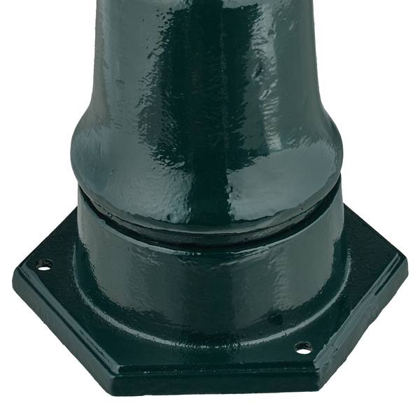 Standbrunnen antik 80 cm Dunkelgrün - Gold