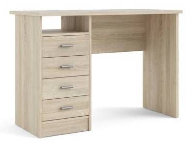 Schreibtisch Rachel Braun - Holzwerkstoff - 49 x 76 x 110 cm