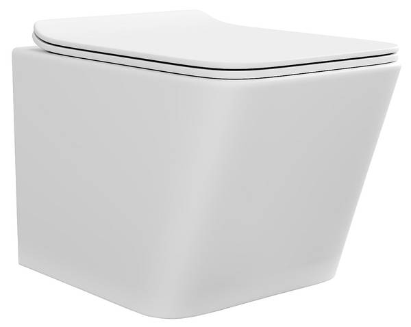 Hänge WC CLEMONA Weiß - Keramik - 52 x 34 x 36 cm