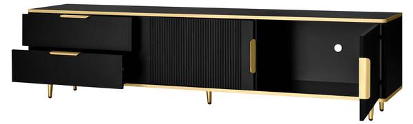 TV-Lowboard Eos Ⅰ zwart