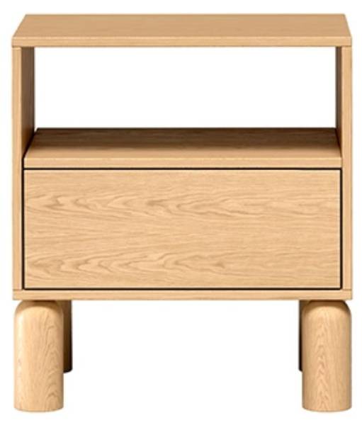 Nachttisch SANDEN Braun - Holzwerkstoff - 55 x 60 x 41 cm