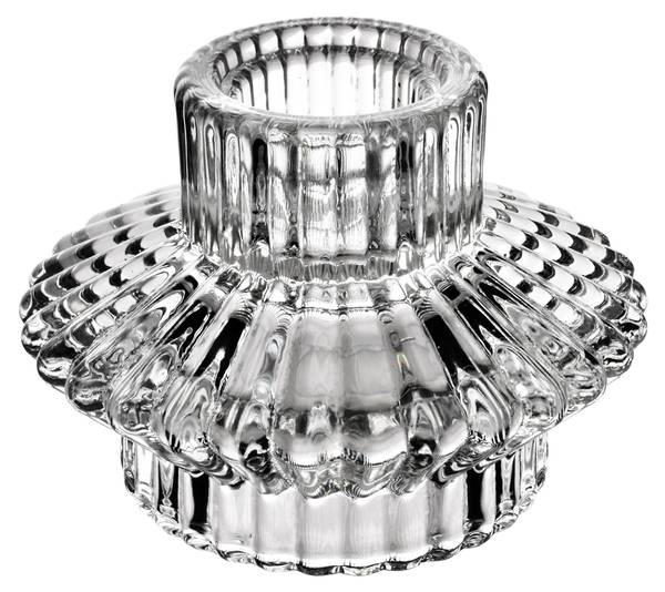 Kerzenständer PATRICIA Glas - 8 x 6 x 6 cm