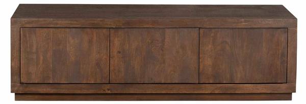 TV-Möbel BRUSSEL Braun - Massivholz - 150 x 46 x 42 cm