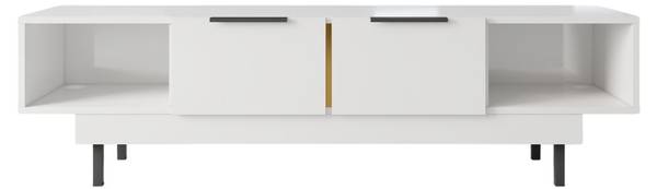 Meuble TV ARTEMISA Blanc - Bois manufacturé - 163 x 46 x 42 cm