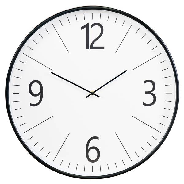 Wanduhr Biel Weiß - Polypropylen - 5 x 51 x 51 cm