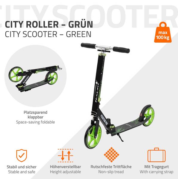 Cityroller ROMA Grün