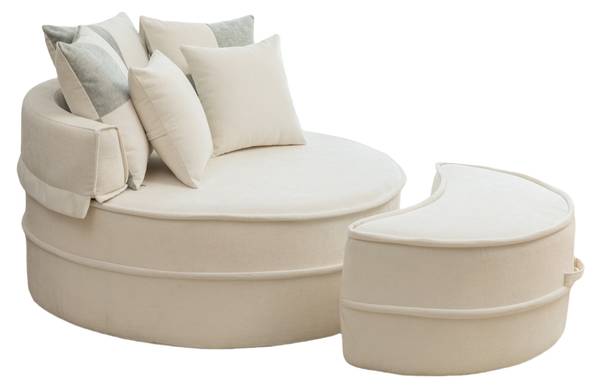 Sessel ID-TRY Beige - Polyester - 163 x 66 x 121 cm