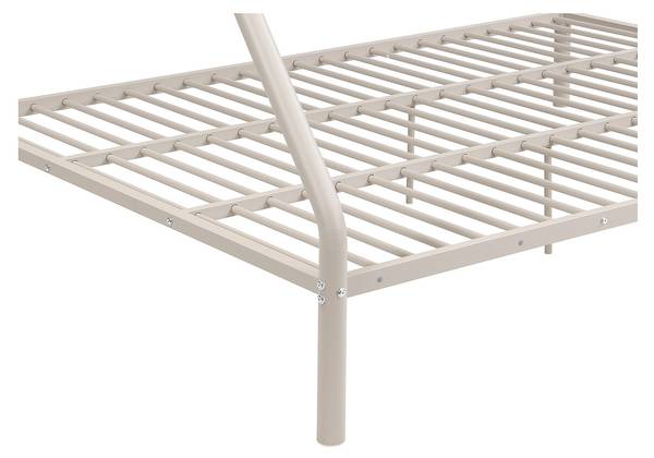 Etagenbett ELEVATIO Beige - Metall - 199 x 163 x 147 cm