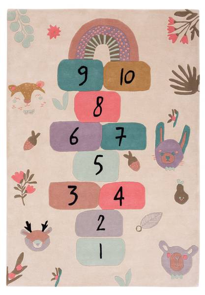 Kurzflorteppich Hopscotch 160 x 230 cm