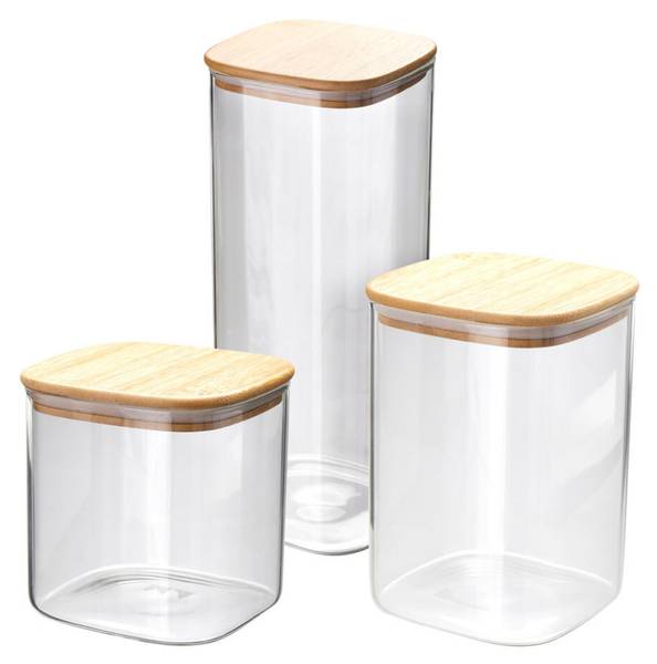 Frischhaltedose CD4000290 3er Set Glas - 10 x 13 x 10 cm